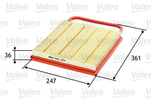 Oro filtras VALEO 585259