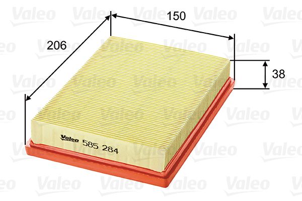 Повітряний фільтр VALEO 585284