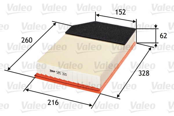 Oro filtras VALEO 585320