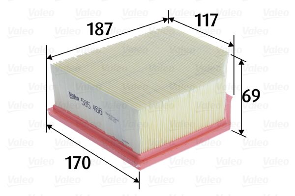 Air Filter VALEO 585466