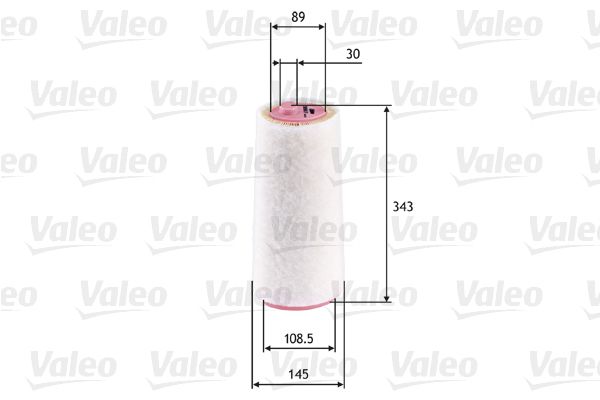 Повітряний фільтр VALEO 585617