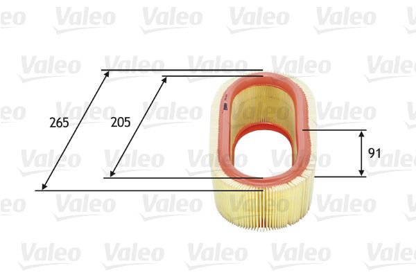 Повітряний фільтр VALEO 585647