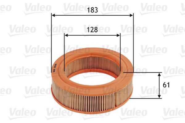 Повітряний фільтр VALEO 585656