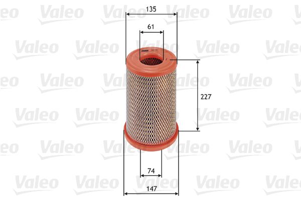 Повітряний фільтр VALEO 585738