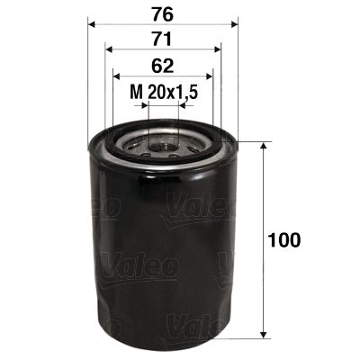 Оливний фільтр VALEO 586012