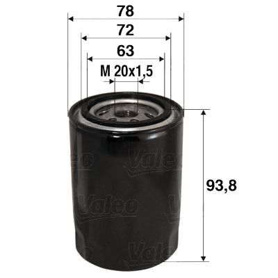 Oil Filter VALEO 586080