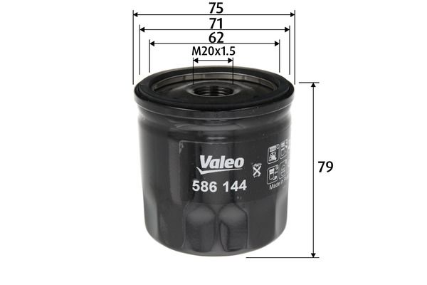 Оливний фільтр VALEO 586144