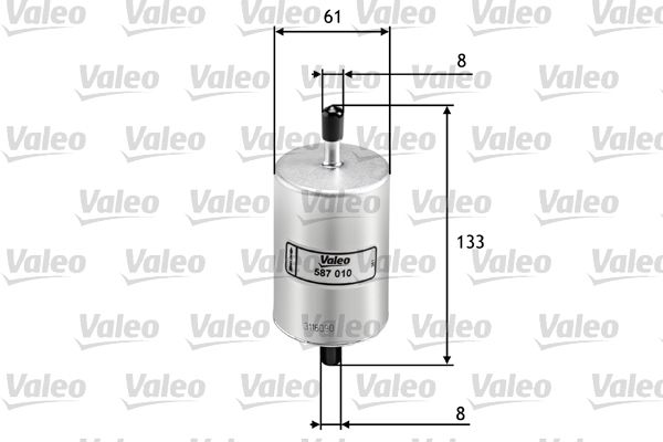 Kuro filtras VALEO 587010