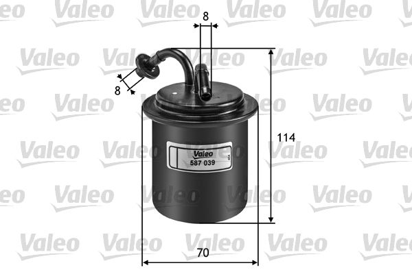 Фільтр палива VALEO 587039