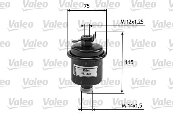 Фільтр палива VALEO 587208