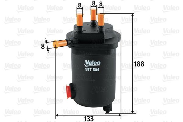 Фільтр палива VALEO 587504