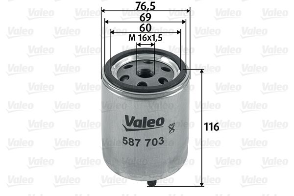 Fuel Filter VALEO 587703