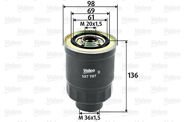 Fuel Filter VALEO 587707