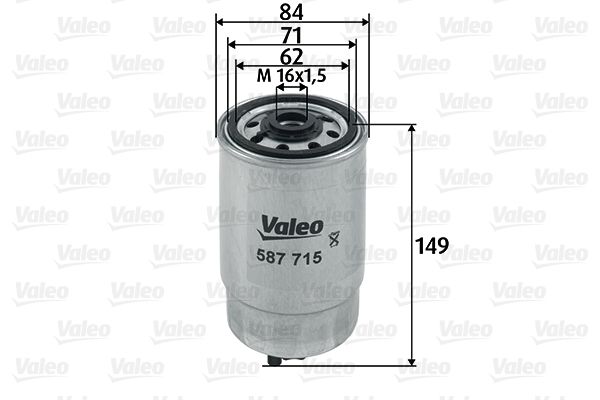 Фільтр палива VALEO 587715