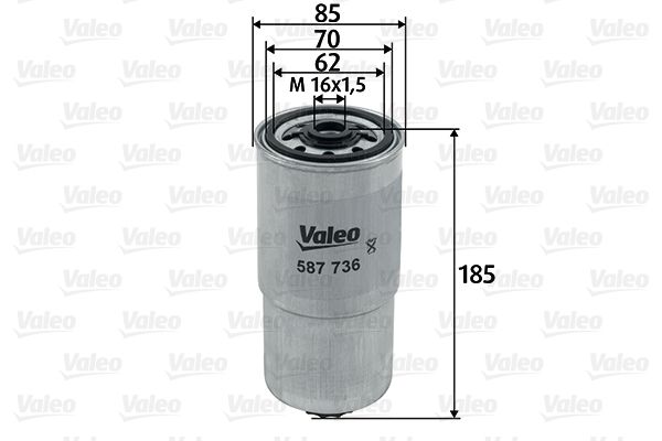 Kuro filtras VALEO 587736