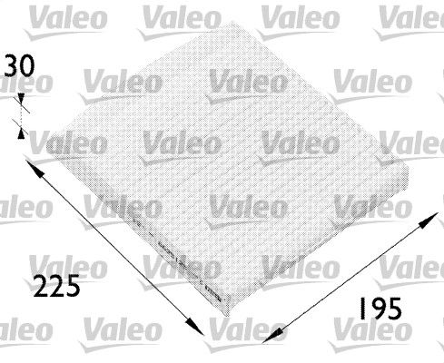 Filtras, salono oras VALEO 698512