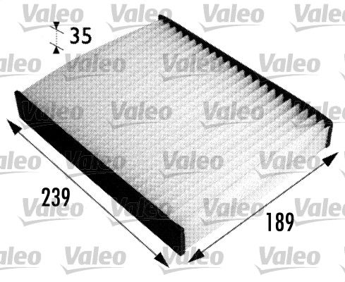 Filtras, salono oras VALEO 698694