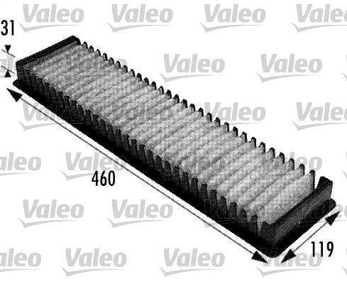 Filter, cabin air VALEO 698725