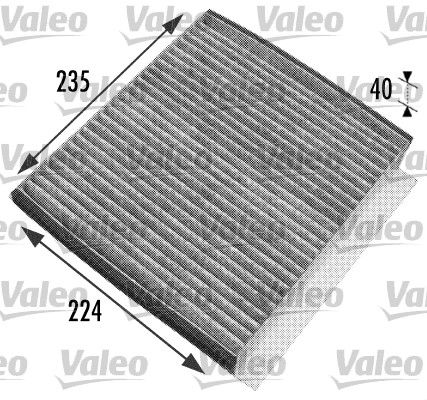 Filtras, salono oras VALEO 698778