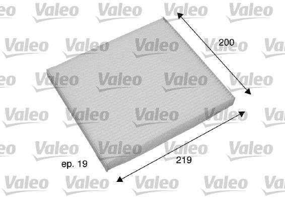 Filtras, salono oras VALEO 698795