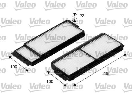 Filter, cabin air VALEO 698892