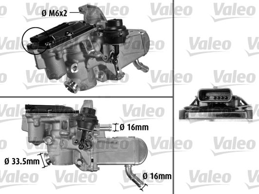 Модуль системи рециркуляції ВГ VALEO 700433