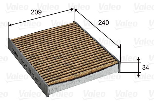 Filtras, salono oras VALEO 701027