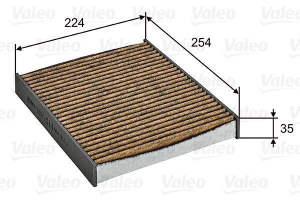 Filtras, salono oras VALEO 701029