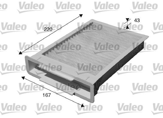 Фільтр, повітря у салоні VALEO 715515