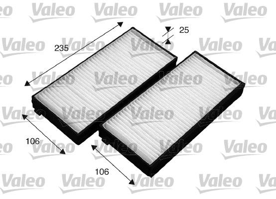 Filter, cabin air VALEO 715523