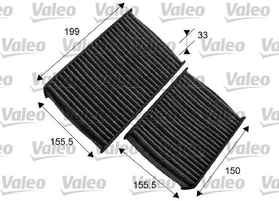 Filter, cabin air VALEO 715557