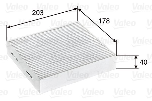 Filter, cabin air VALEO 715603