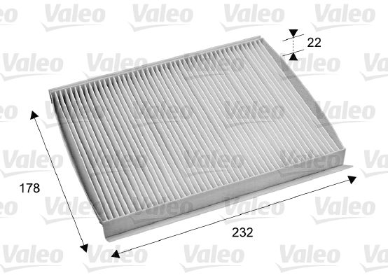 Filter, cabin air VALEO 715686