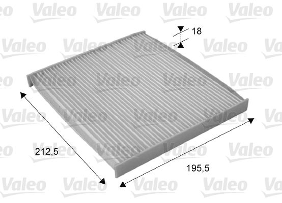 Фільтр, повітря у салоні VALEO 715689