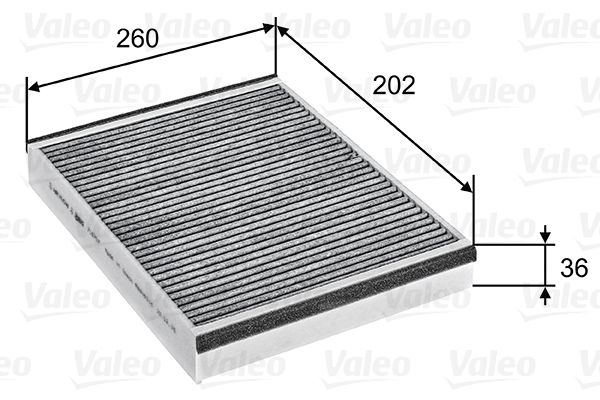 Filter, cabin air VALEO 715757