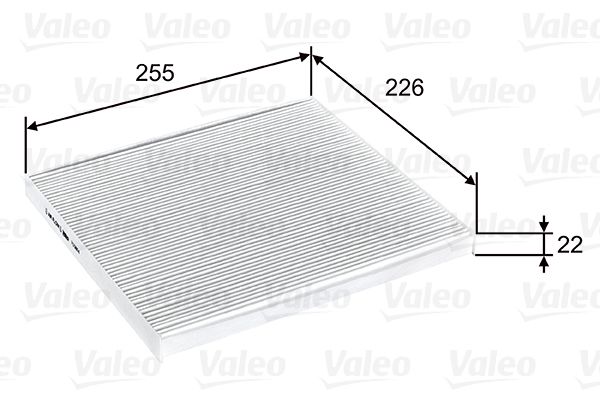 Filter, cabin air VALEO 715804