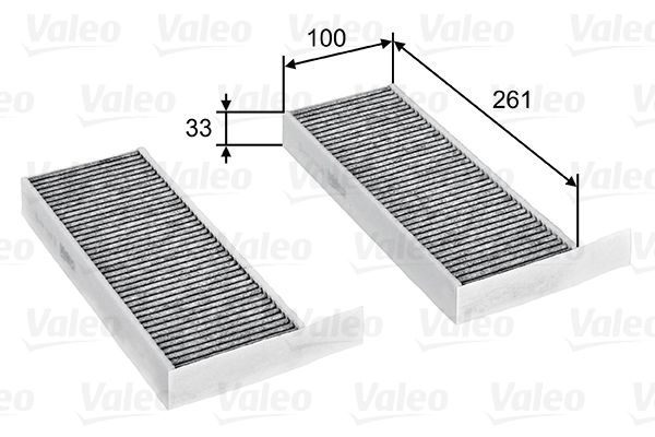 Filter, cabin air VALEO 715805