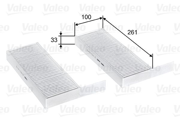 Filter, cabin air VALEO 715808