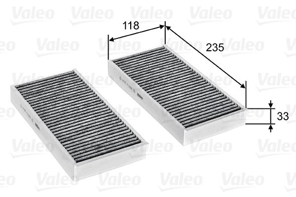 Filter, cabin air VALEO 715811