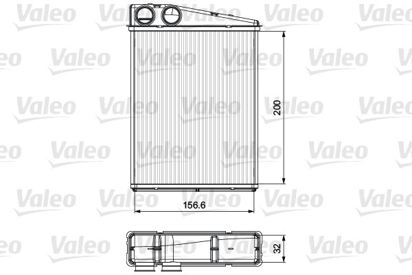 Heat Exchanger, interior heating VALEO 811542