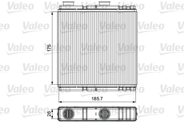 Heat Exchanger, interior heating VALEO 811543