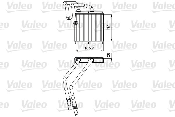 Šilumokaitis, salono šildymas VALEO 811544