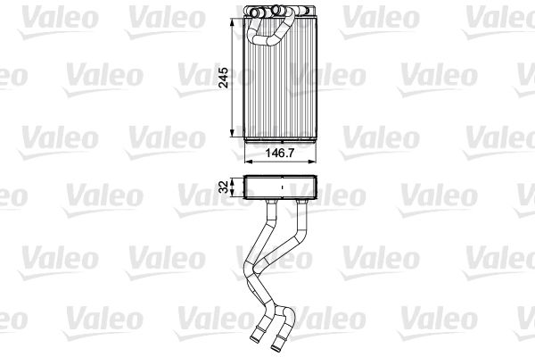 Šilumokaitis, salono šildymas VALEO 811547