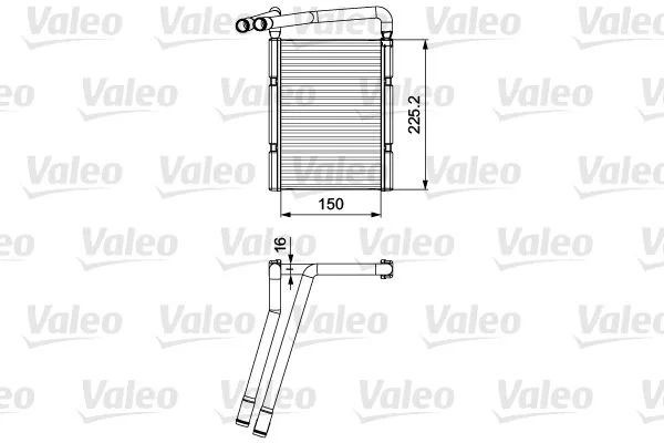 Šilumokaitis, salono šildymas VALEO 811548