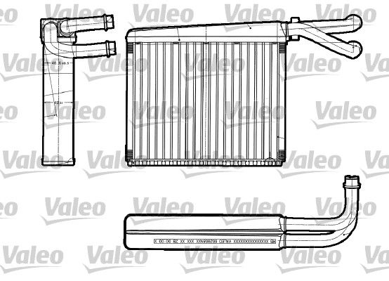 Heat Exchanger, interior heating VALEO 812251