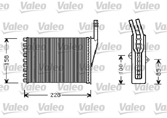 Heat Exchanger, interior heating VALEO 812288