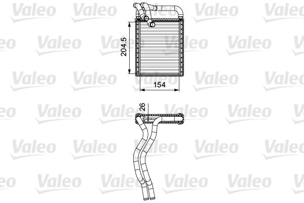 Heat Exchanger, interior heating VALEO 812441