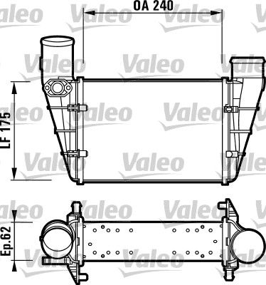 Charge Air Cooler VALEO 817625