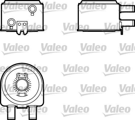 Alyvos aušintuvas, variklio alyva VALEO 817704