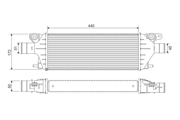 Charge Air Cooler VALEO 818379